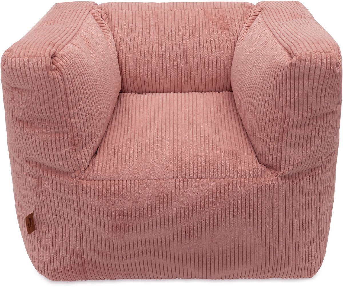 Jollein – Kindersessel – Cord – Wildrosa – Kindersitzsack – 1 bis 4 Jahre