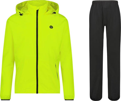 Agu Go Regenanzug Essential Unisex – Gelb – XXL – Damen Herren – wasserdicht atmungsaktiv
