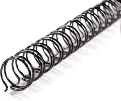 GBC-Drahtrücken-Drahtbinde 11 mm, Kapazität: 80 Blatt, Schwarz