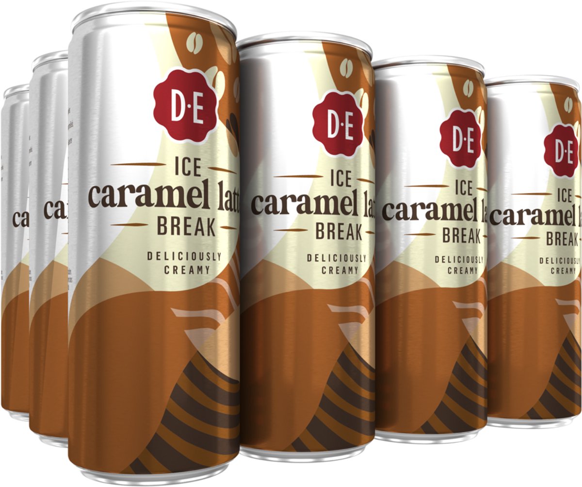 Douwe Egberts Ice Caramel Latte Eiskaffee – 12 x 250 ml