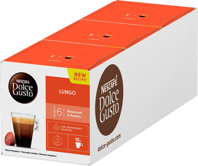 Nescafé Dolce Gusto Lungo (3x 16 Tassen)