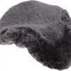 Schabracke Schaffell grau 28 cm