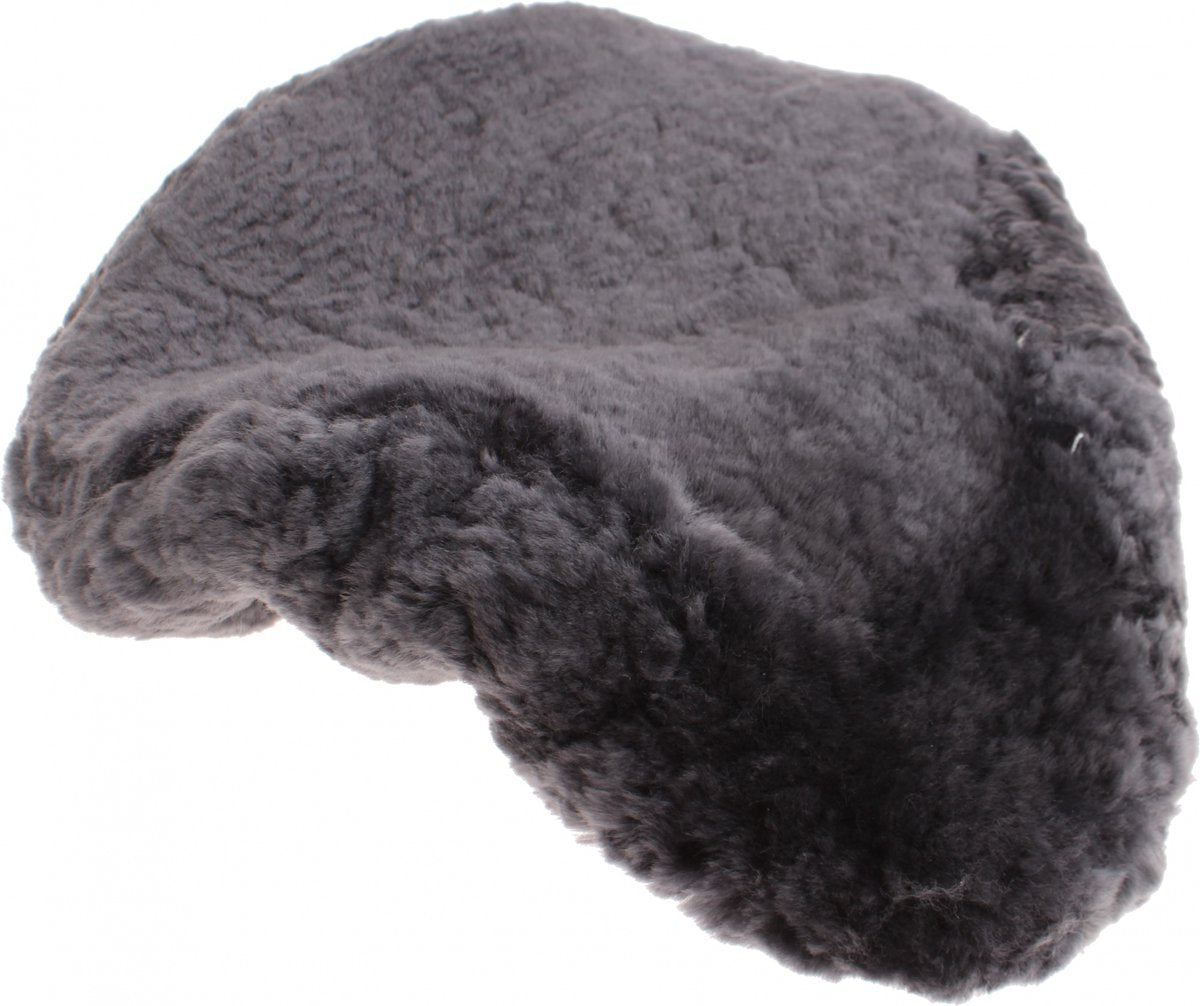 Schabracke Schaffell grau 28 cm