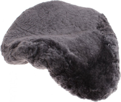 Schabracke Schaffell grau 28 cm