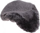 Schabracke Schaffell grau 28 cm