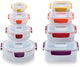 Joseph Joseph Nest Lock 8-teiliges Frischhaltedosen-Set, rund, quadratisch
