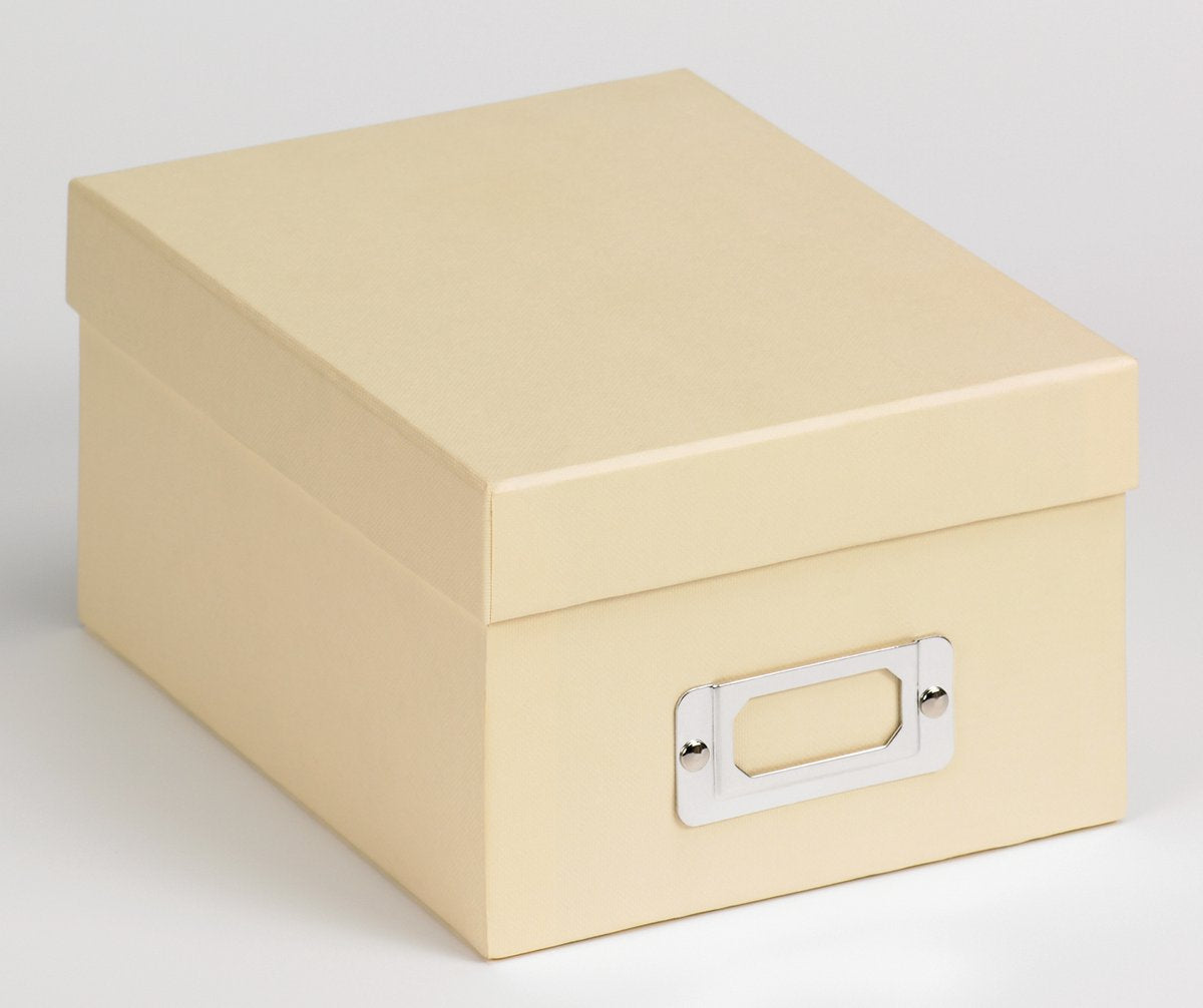 Walther fb-115-h fun – Foto-Aufbewahrungsbox – Größe 17 x 22 x 11 cm – 700 Fotos 10 x 15 cm – Creme