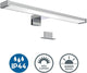 B.k.licht – LED-Spiegellampe – Chrom – Badezimmerlampe – Spiegelbeleuchtung – L: 40 cm – IP44 – 4.000 K – 600 Lumen – 7 W LED