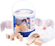 Holzbauplatten natur, 84 Stk.