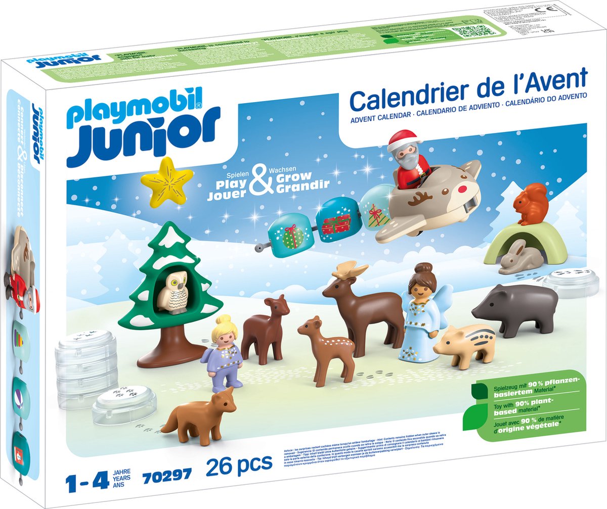Playmobil Junior Adventskalender weiß Weihnachten 70297