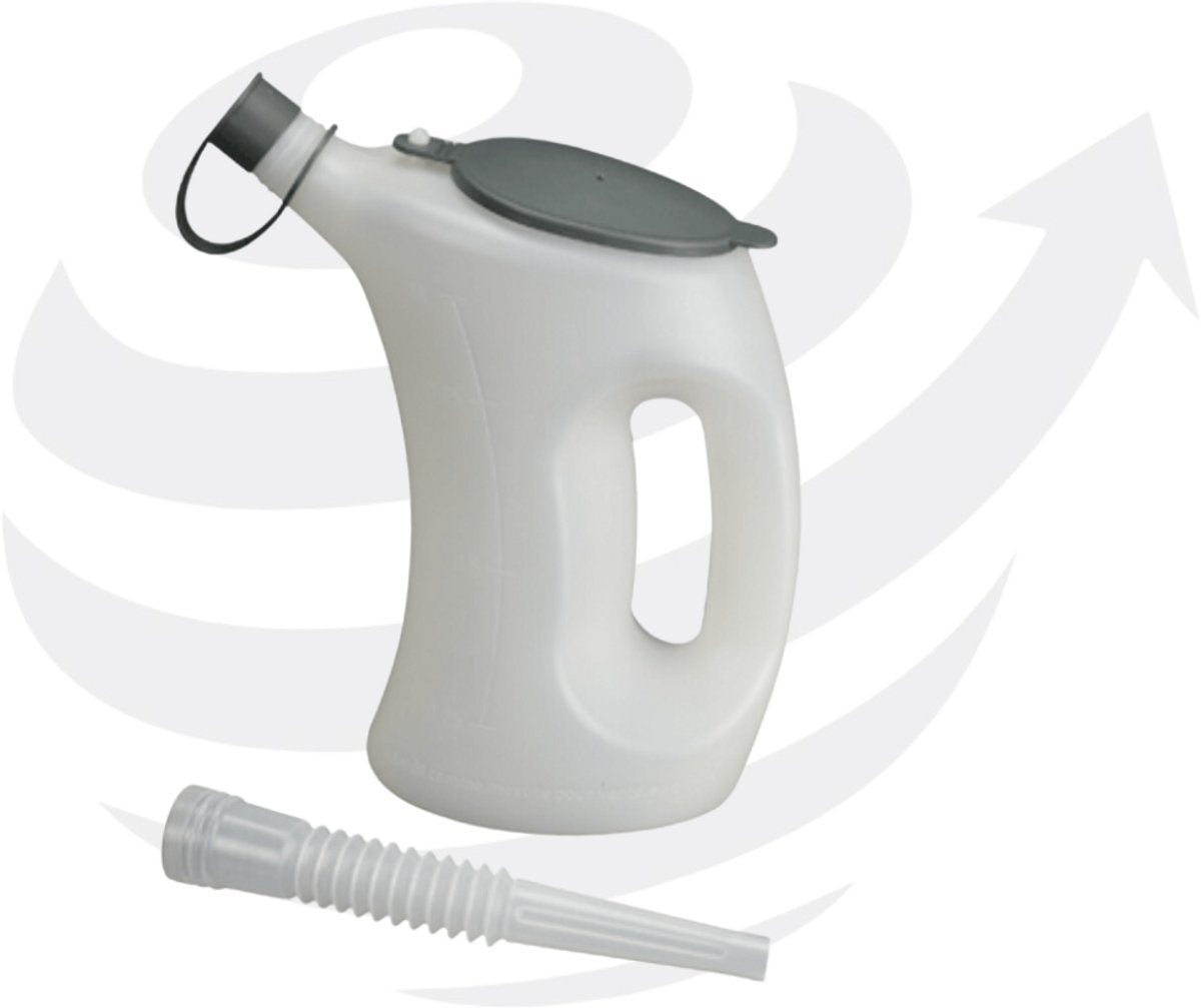 Pressol-Krug 1 l mit Deckel, Verschluss und flexiblem Auslauf
