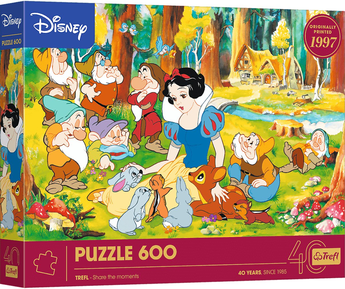 Trefl Puzzle 600 Teile – Disney Schneewittchen Jubiläum – FSC-Mix.