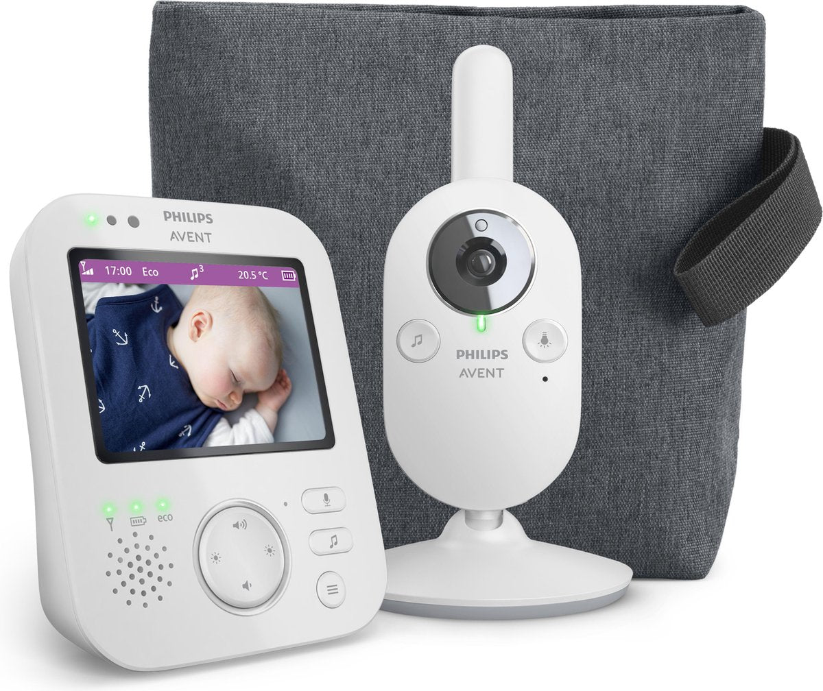 Philips Avent – Video-Babyphone – Hellgrau – Babyphone mit Kamera – scd892 26