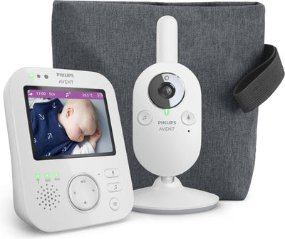 Philips Avent – Video-Babyphone – Hellgrau – Babyphone mit Kamera – scd892 26