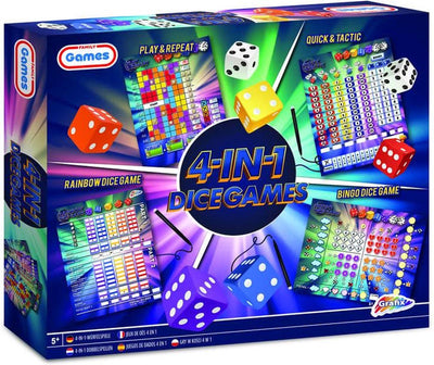 Kreative Craft Group Family Games 4in1 Würfelspiele