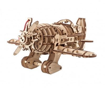 Ugears Mad Hornet Flugzeug Holzbausatz 354 Teile
