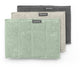 Brabantia Mikrofasertücher für den Spültisch – 3er-Set – 16 x 22 cm – sanftes Beige, Dunkelgrau, Jadegrün