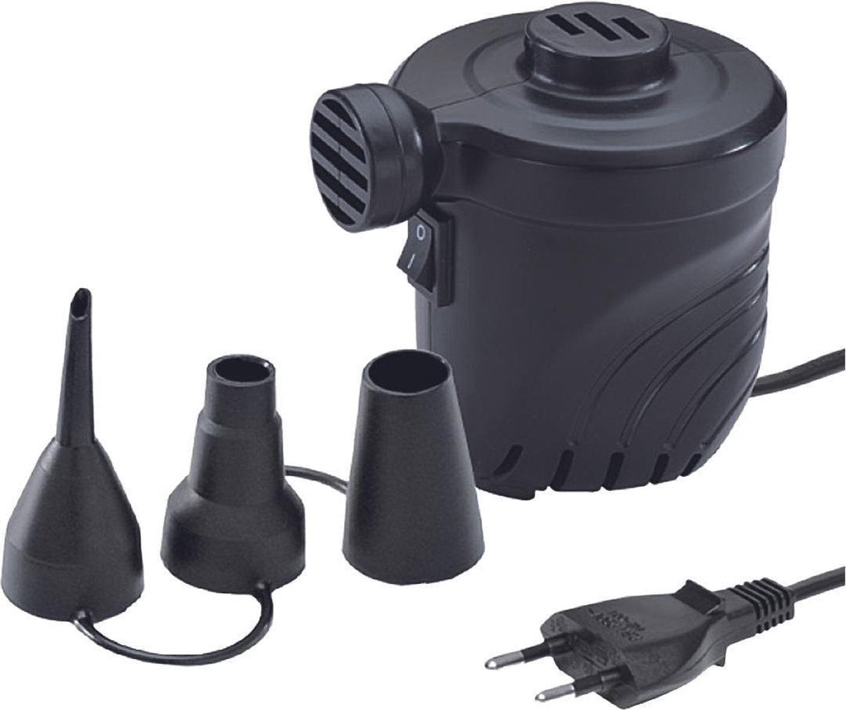 Elektrische Luftmatratzenpumpe mit hoher Leistung – 220–230 V – schwarz
