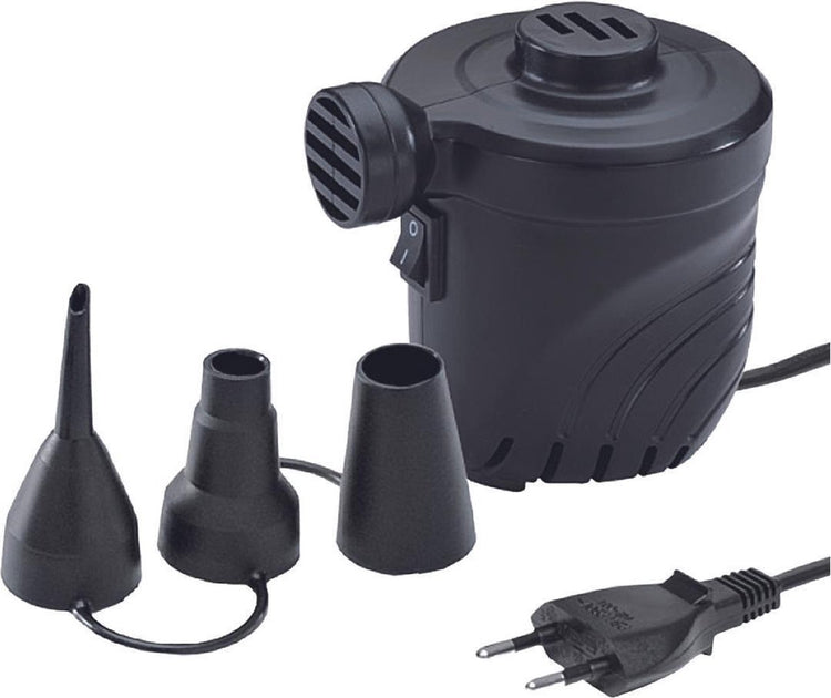 Elektrische Luftmatratzenpumpe mit hoher Leistung – 220–230 V – schwarz