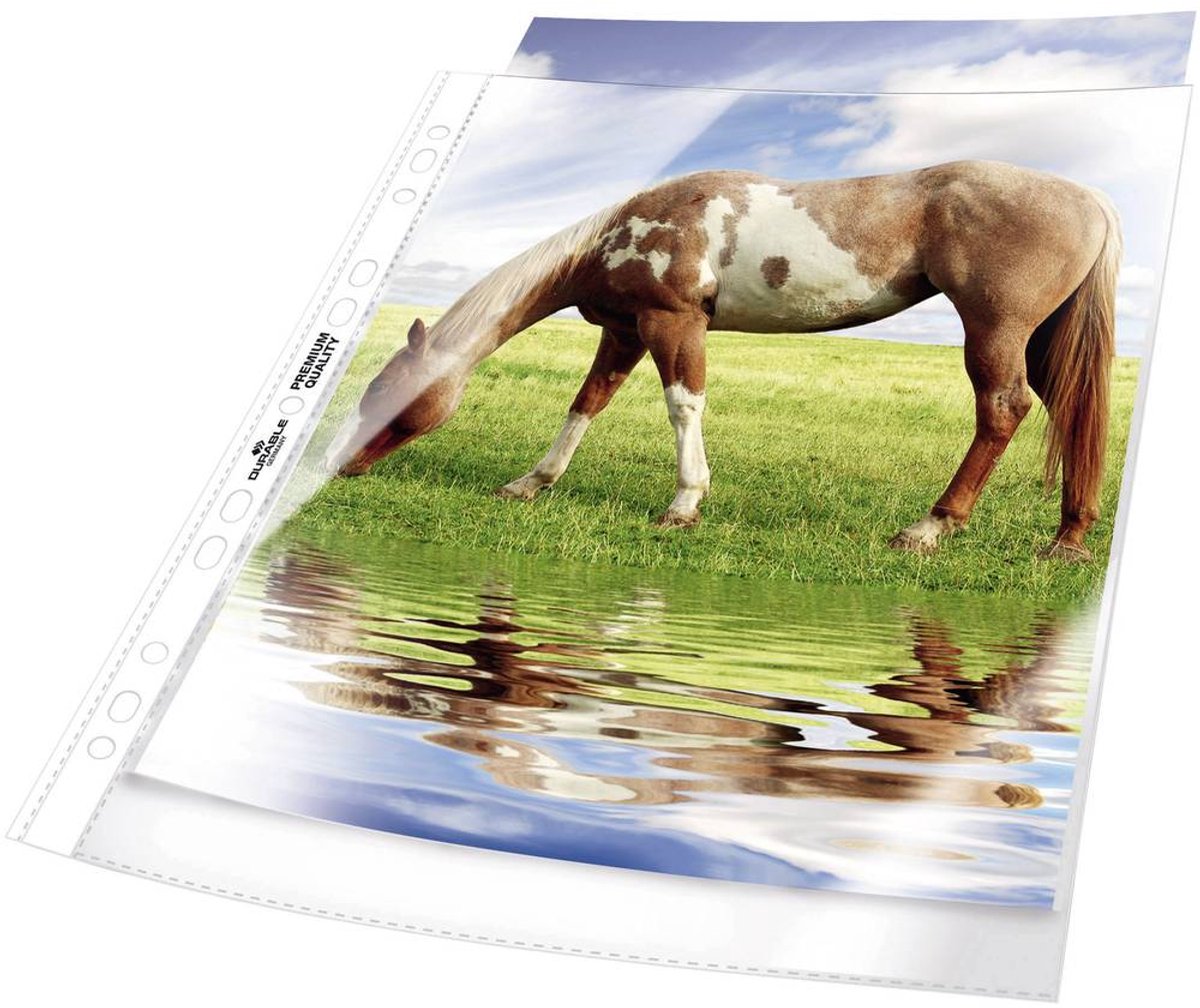 Perforierte Showcover, langlebig, transparent, 100 Stück