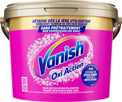 Vanish Oxi Action – Fleckentferner – Wäsche-Booster – Buntwäsche – 2,7 kg