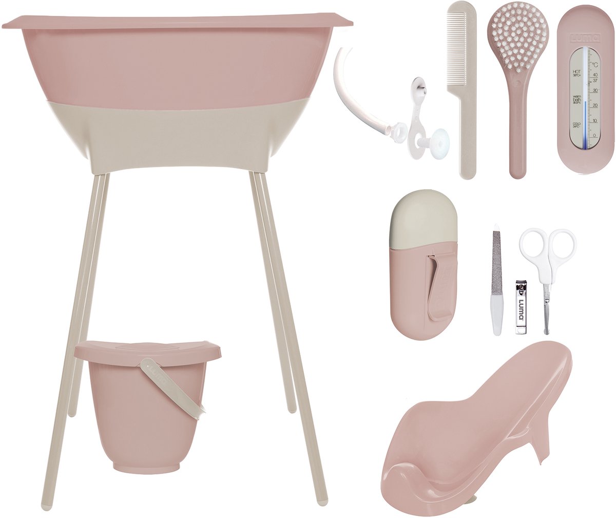 Luma Babycare Bade- und Pflegeset Luma Blush Pink
