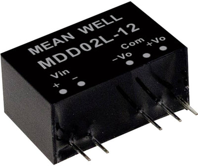 MW Mean Well MDD02N-15 DC-DC-Wandlermodul 67 MA 2 W Anzahl der Ausgänge: 2 x Inhalt 1 Stück