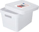 Curver Infinity - Aufbewahrungsbox - Aufbewahrungsbox - Korb mit Deckel 1,7l - Weiß