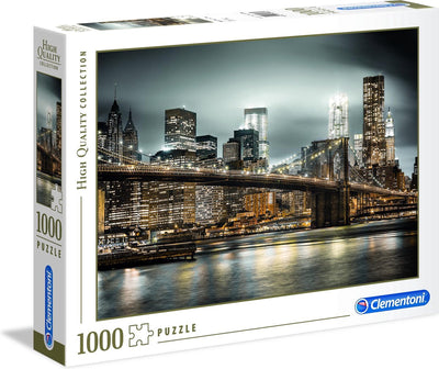 Clementoni – Puzzle – 1000 Teile – Skyline von New York – Puzzle für Erwachsene – hochwertige Sammlung