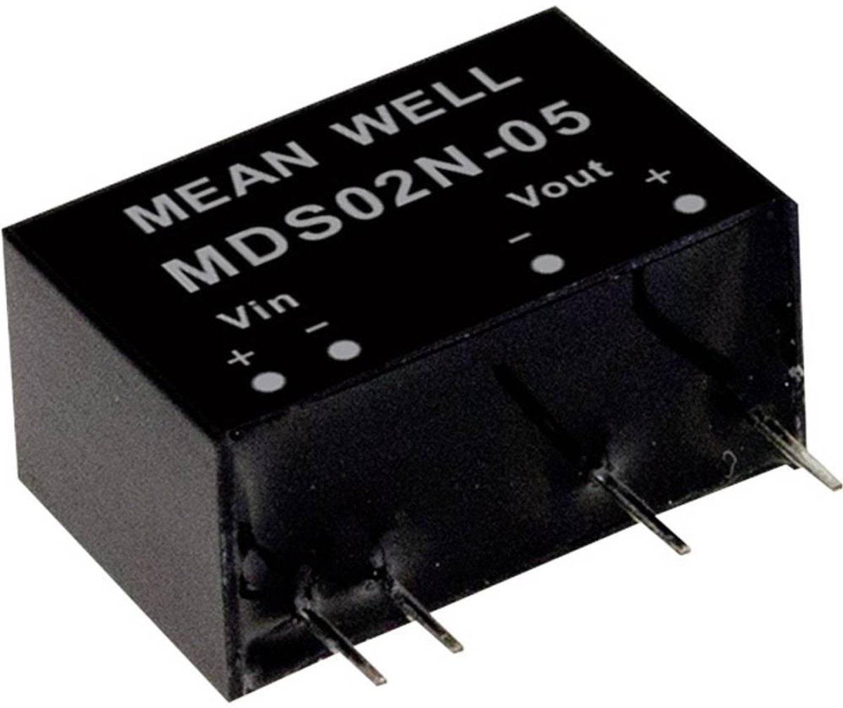 Mean Well MDS02L-15 DC DC Konverter Modul 133 MA 2 W Anzahl Ausgänge: 1 x Inhalt 1 Stück(e)