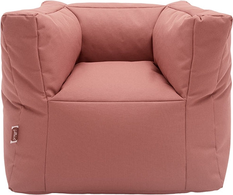 Jollein – Kindersessel (sanftes Rosa) – Kindersitzsack – 1 bis 4 Jahre – 46 x 110 cm