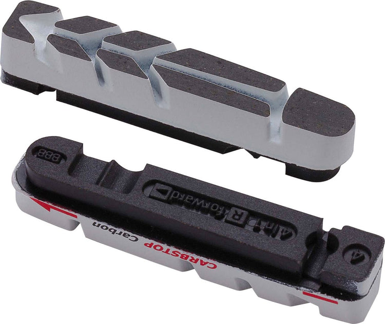 BBB Fahrradbremsbeläge CarbStop – Felgenbremse – kompatibel mit Rennrad – schwarz – BBS-29