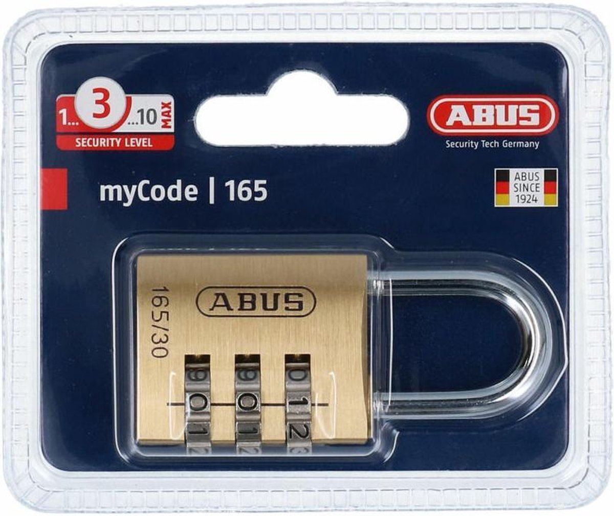 Abus Zahlenschloss 165 30 c dfnli - 165 30 c - 165 30 c