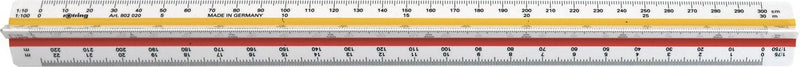 Rotring Dreiecksmaßstab 30 cm