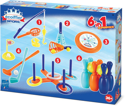 Ecoiffier Sportset, 6in1