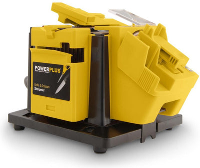 Powerplus powx1350 Tischschleifer – 96 W – Schärfen von Messern, Scheren und Bohrern
