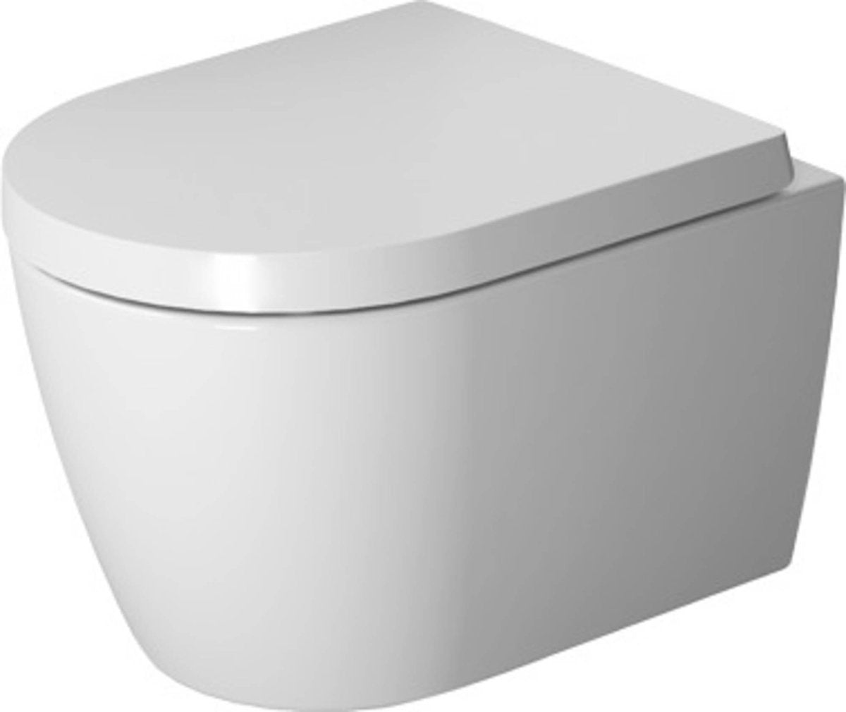 Duravit me von Starck – kompaktes Wand-WC, spülrandlos, mit Hygieneglas, alpinweiß 2530092000