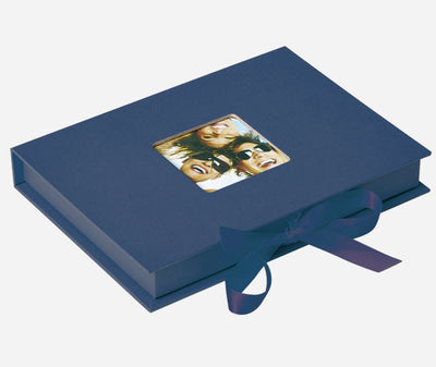 Walther fb-112-l fun – Foto-Aufbewahrungsbox – Größe 20 x 15 x 3 cm – 70 Fotos 13 x 18 cm – blau