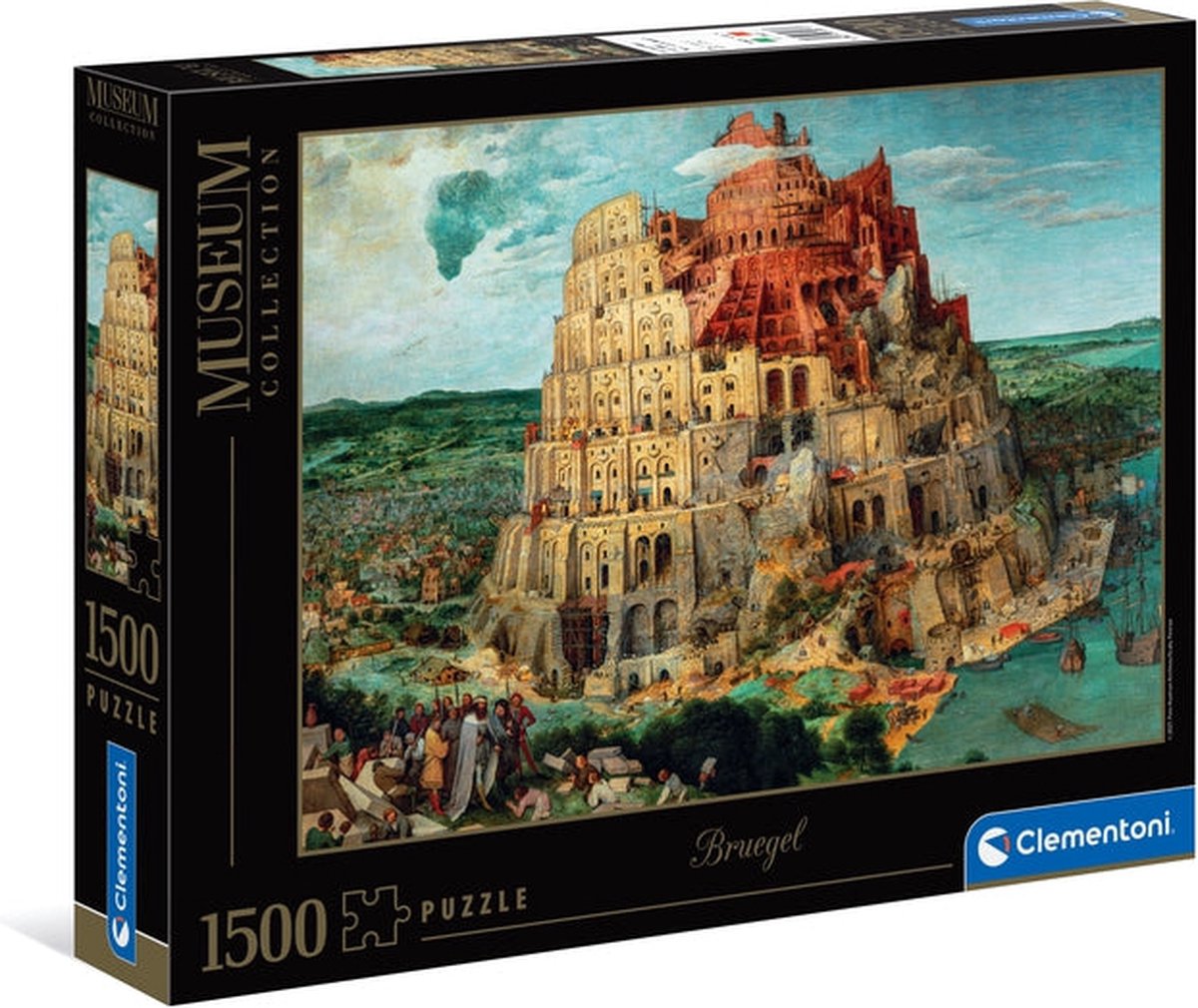 Clementoni – Puzzle – 1500 Teile – Museum Babel Tower – Puzzle für Erwachsene