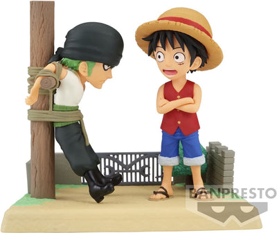 One Piece Banpresto – Monkey D. Ruffy Roronoa Zoro (WCF – Log Stories Series) Sammelfiguren mehrfarbig