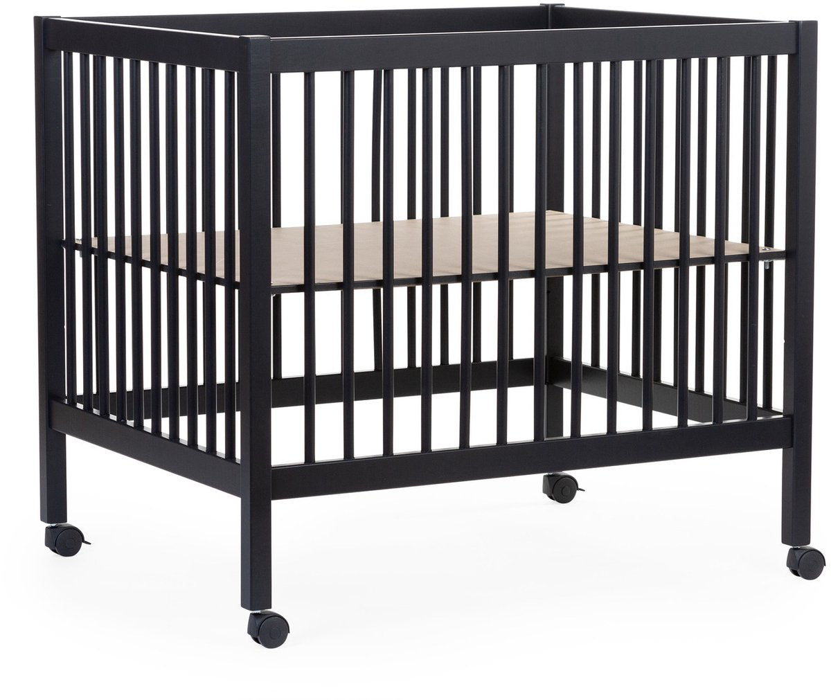 Childhome Park 97 Box mit Rädern – Holz – 0 bis 36 m – schwarz – 98 x 78 x 82 cm
