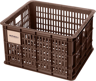 Basilikum fietslat m - mittel - 29,5 Liter - braun