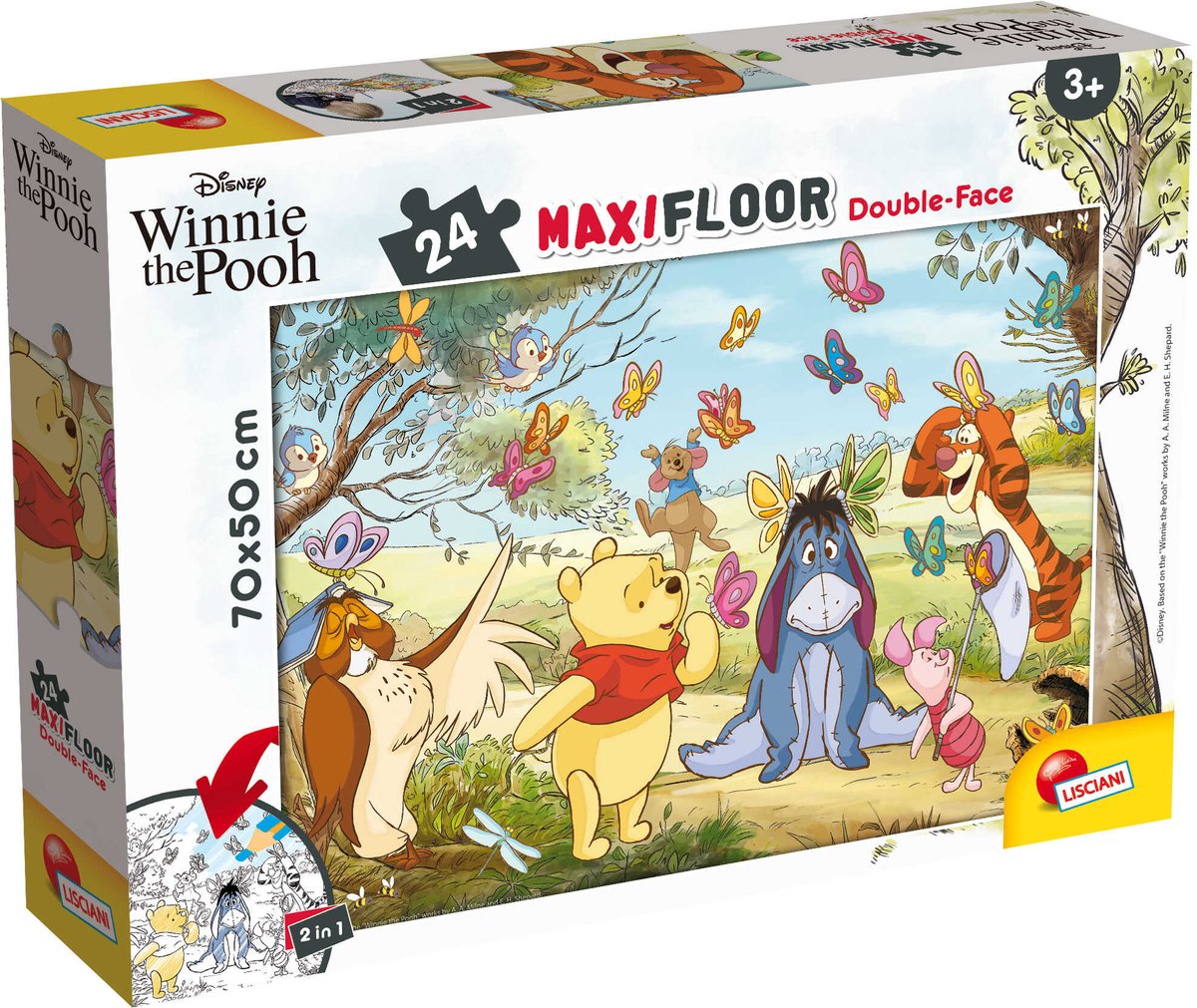 Lisciani Disney Puzzle DF Maxi Floor 24 Winnie Puuh