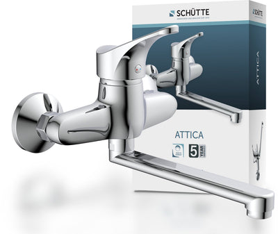 Schütte Schütte Wall Mixer Attica Chrome -gelenkt