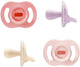 Tommee Tippee ultraleichter Schnuller mit festem Sitz – 0–6 Monate – 4er-Set – einteiliger Schnuller aus Silikon – rosa