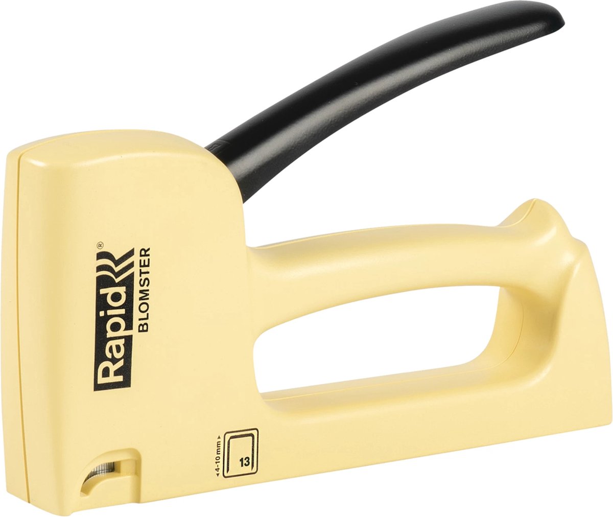 Rapid Handtacker R13 – recycelter Kunststoff – leicht – umweltfreundlich – gelb