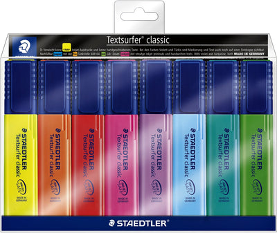 Staedtler Textsurfer klassischer Textmarker - 8er-Set