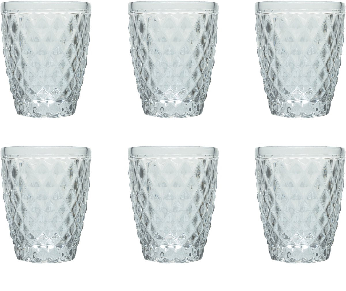 Medard de Noblat - Diamant - Glas 22 cl - transparent - 6 Stück