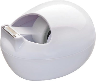Scotch® Klebebandabroller Design Boulder-Shaped von Karim Rashid, weiß + 1 Rolle® Magic™ Klebeband 19 mm x 7,5 m