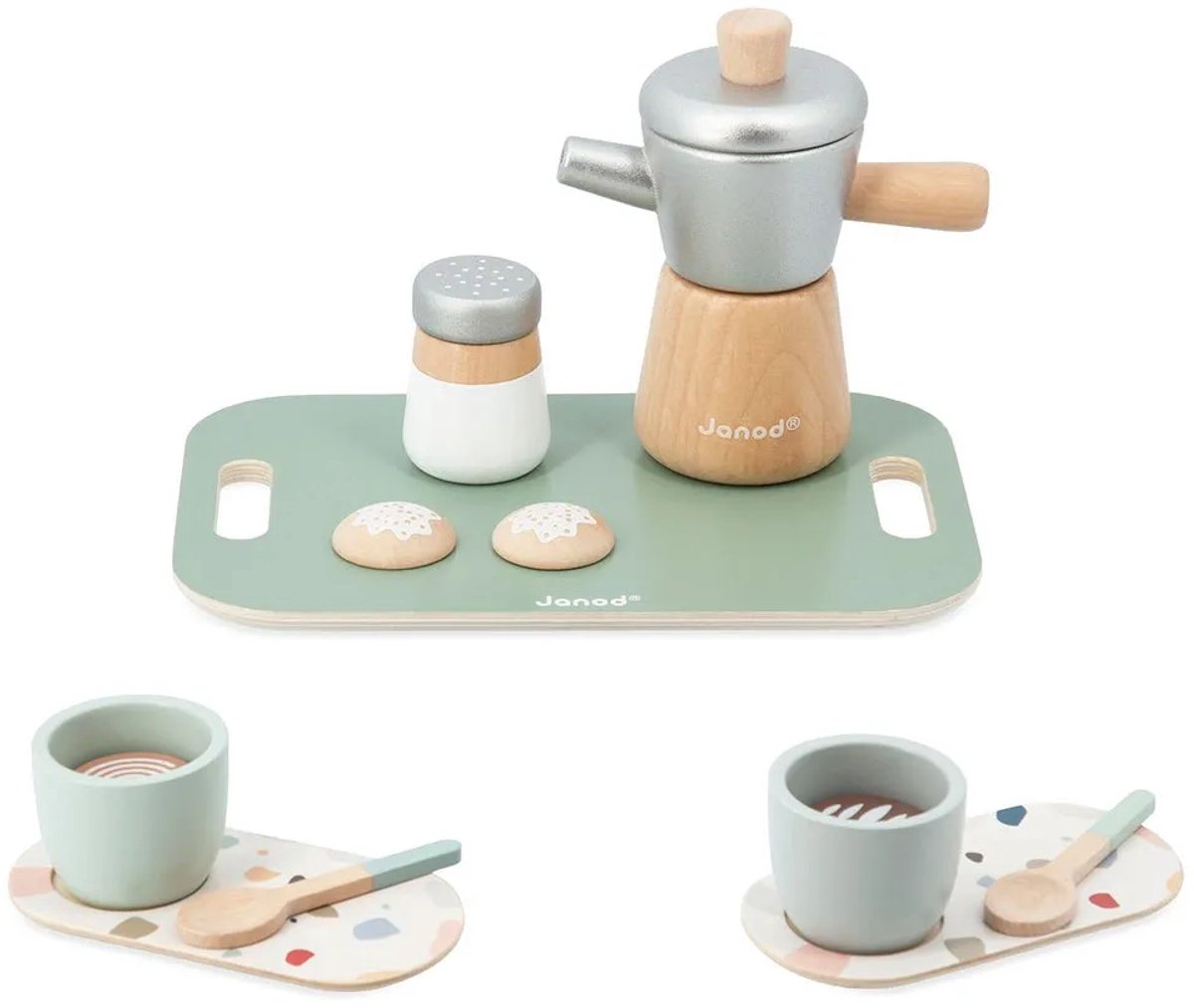 Janod – in der Küche – italienisches Kaffeemaschine-Spielset